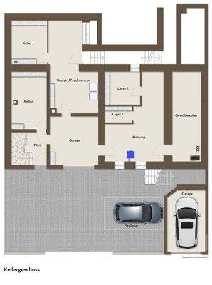 Skizze Kellergeschoss
