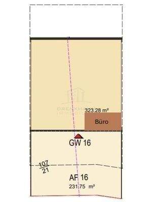 Ausschnitt Fläche GW16