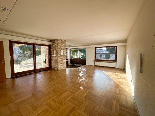 Wohnraum mit Kaminecke