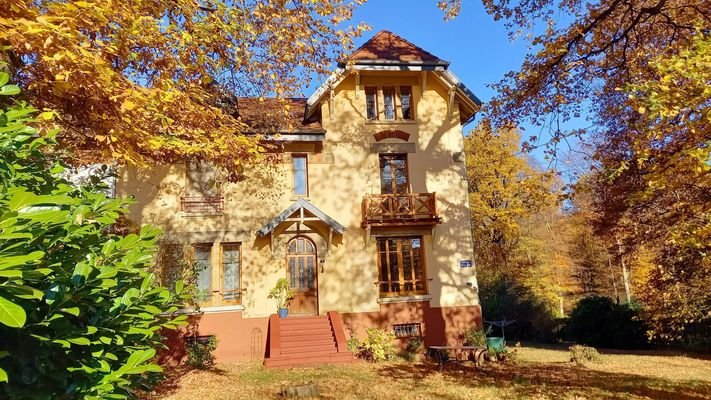 Südseite des Hauses mit Garten