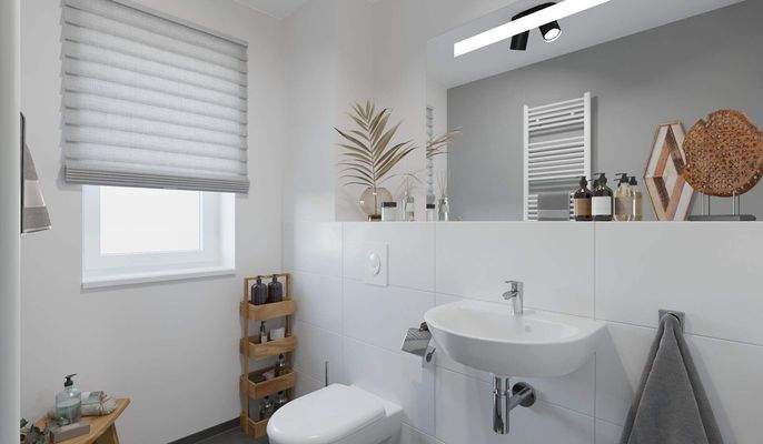 Ein separates Gäste-WC