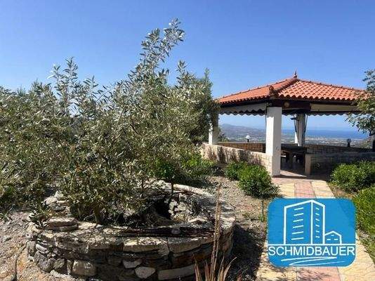 Südkreta: Haus mit spektakulärer Aussicht und großem Garten in Grigoria zu verkaufen