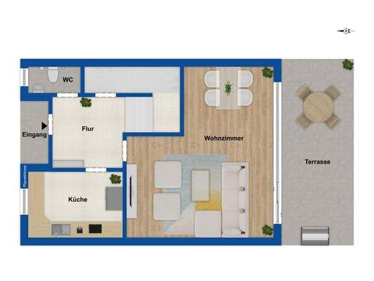 Grundriss - Erdgeschoss