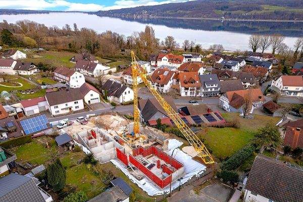 Luftaufnahme Baufortschritt 