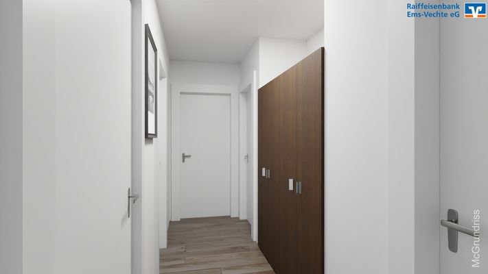 Visualisierung Whg. 15 Flur