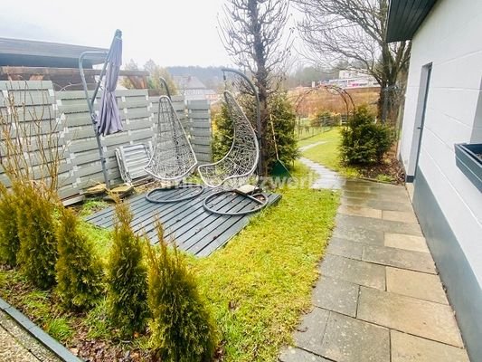 Terrasse Grundstück