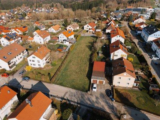 Luftaufnahme Bauplatz