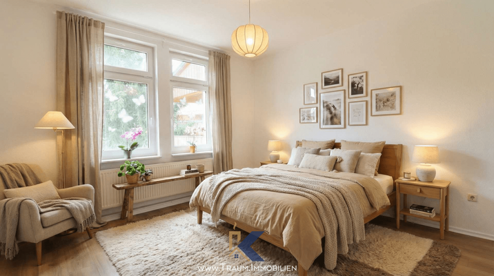 So könnte es aussehen: Schlafzimmer