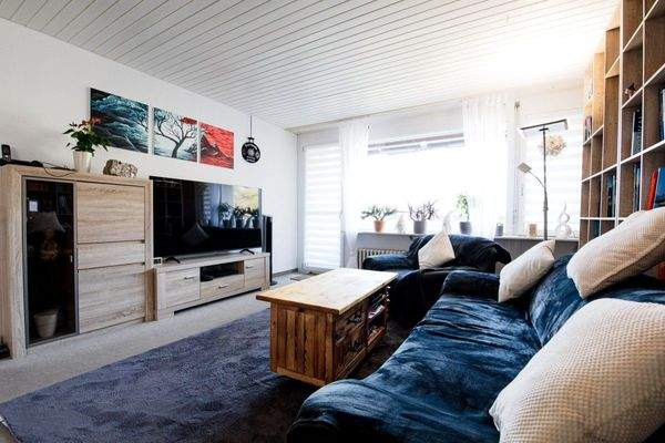 Das helle Wohnzimmer