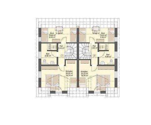 Grundriss Obergeschoss