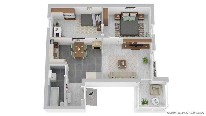 Grundriss Obergeschoss