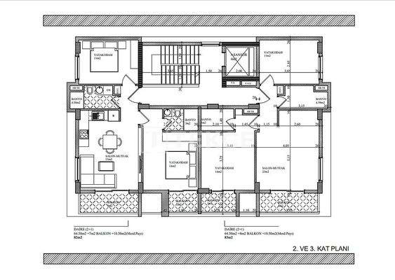 Apartments 300 m from the Beach in Alanya Kestel