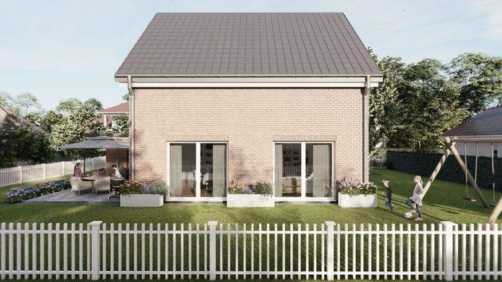 Unverbindliche Visualisierung. Nebengebäude nicht oder nur schematisch dargestellt.