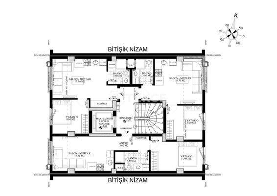 Apartments near Daily Needs and Tram Station in Antalya Kepez