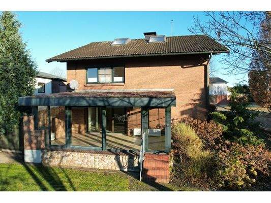 Rückansicht des Hauses