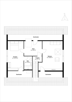 Grundriss Dachgeschoss