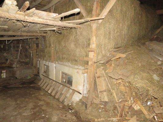 Heulager in der Scheune 