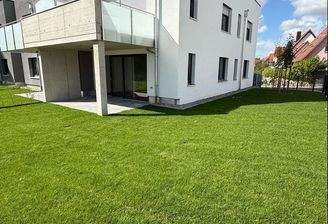 Großzügiger Gartenanteil für Wohnung 4B