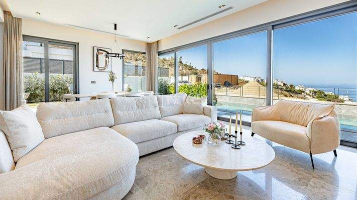 Panoramic Sea View Detached Villas with Pool in Bodrum