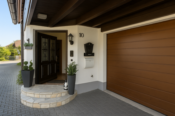 Wettergeschützter Eingang