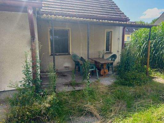 Terrasse vom Wohnhaus