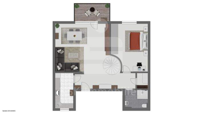 Maisonette Wohnung untere Etage 