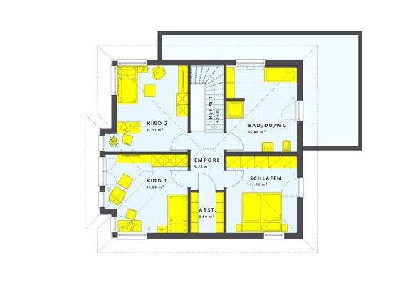 Familienfreundlicher Grundriss