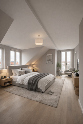 Beispielhafte Visualisierung Schlafzimmer (1)