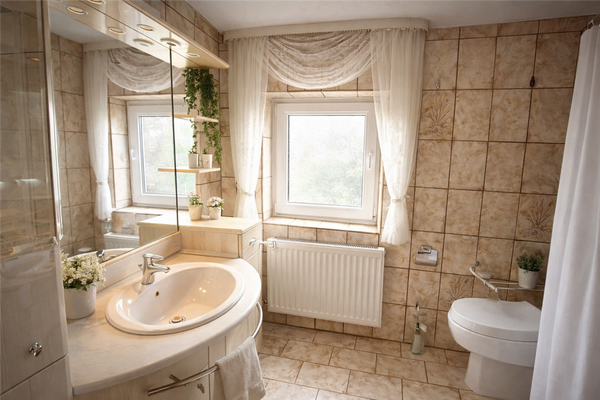 Badezimmer - virtually staged