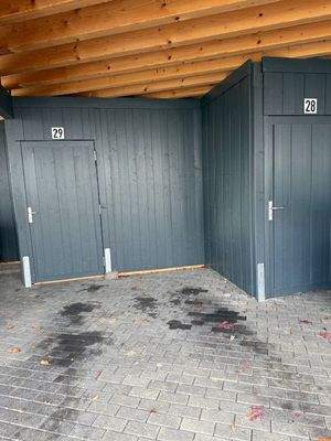 Carport mit Abstellraum