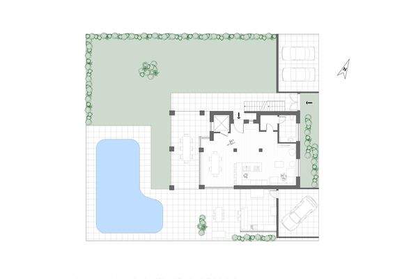 Erdgeschoss mit Garten