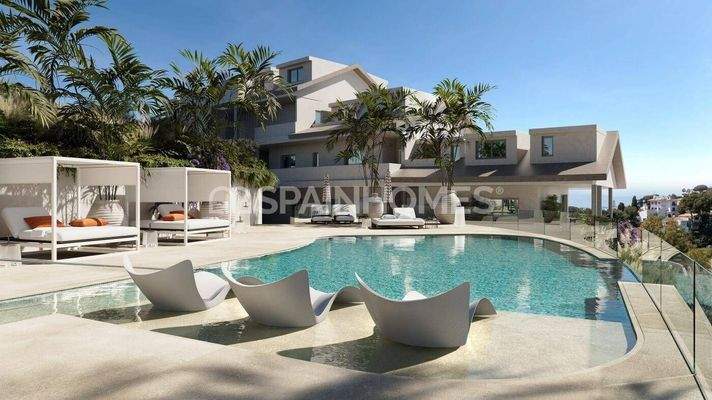 Beachside Sea-View Flats with Pool and Parking in Benalmadena