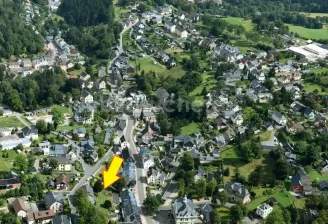 Luftbild mit Markierung