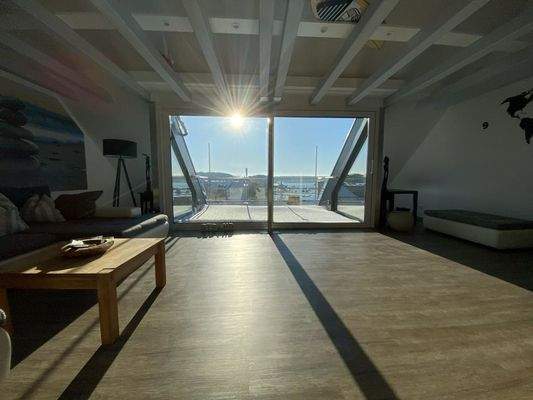 Wohnzimmer im Winter