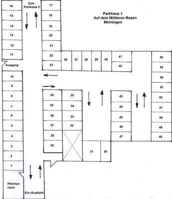 Parkplan TG Abteil 1