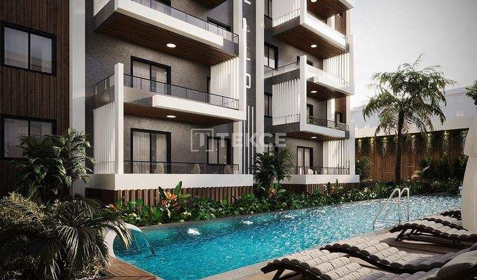 Apartments in a Complex with Pool in Aksu Antalya