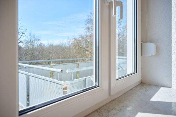 Blick auf den Balkon