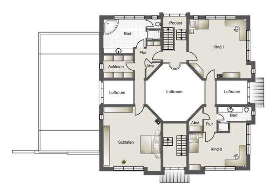 Grundriss Obergeschoss