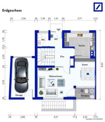 Grundriss - Erdgeschoss