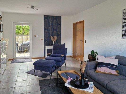 Blick zur Gästeterrasse