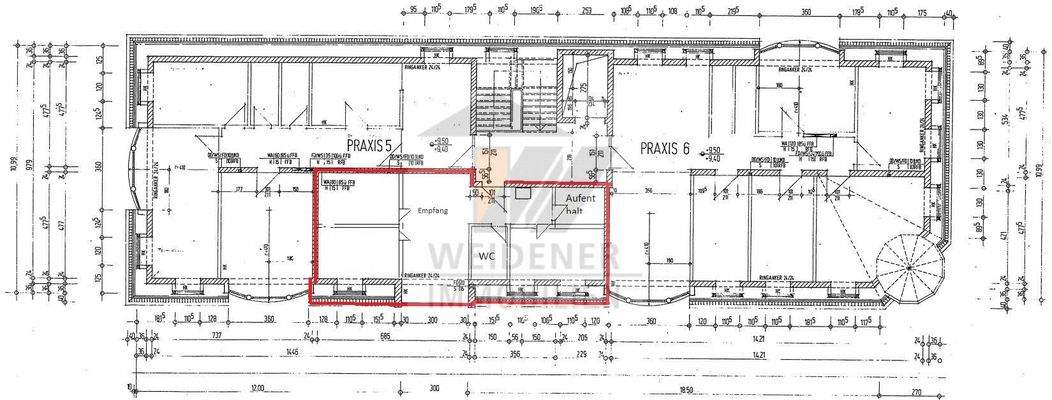 Grundriss 3. OG mitte