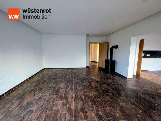 Kaminofen im Wohnzimmer