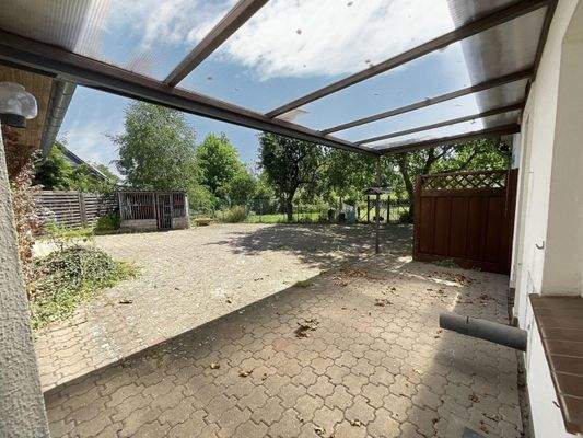 Blick aus dem Küchenfenster