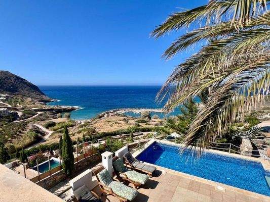 Kreta, Mochlos: Atemberaubende Villa mit Meerblick zu verkaufen
