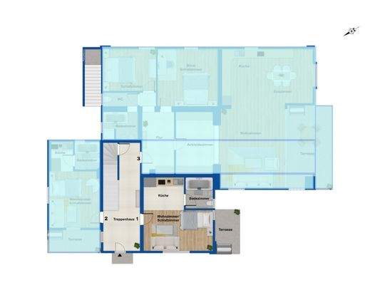 Grundriss Erdgeschoss Whg. 1