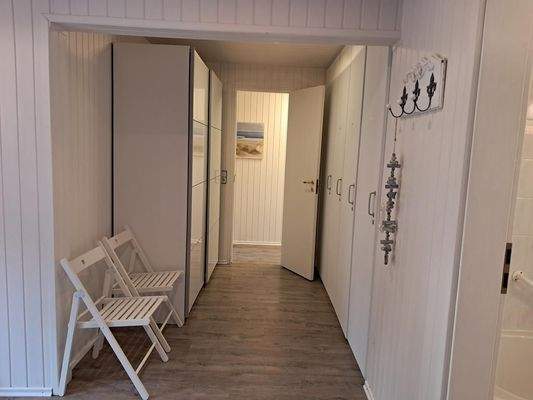 Anziehbereich am Schlafzimmer