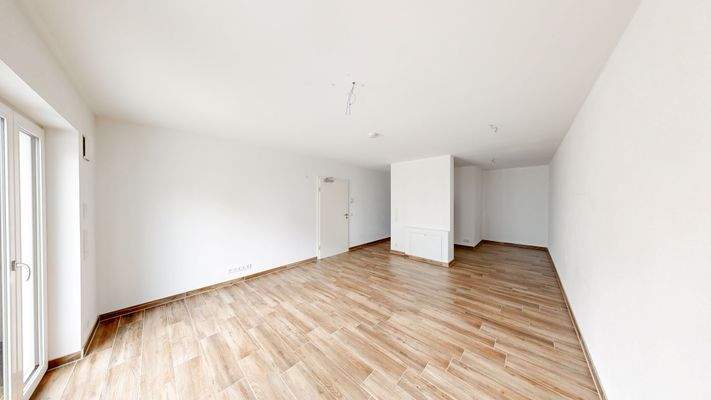 Wohn-/Ess-/Schlafzimmer