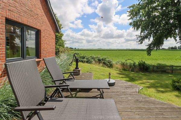 Die zweite Terrasse auf der Westseite