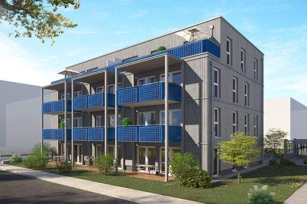 Ansicht Süd - Balkon/Terrasse