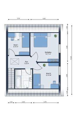 Grundriss Dachgeschoss